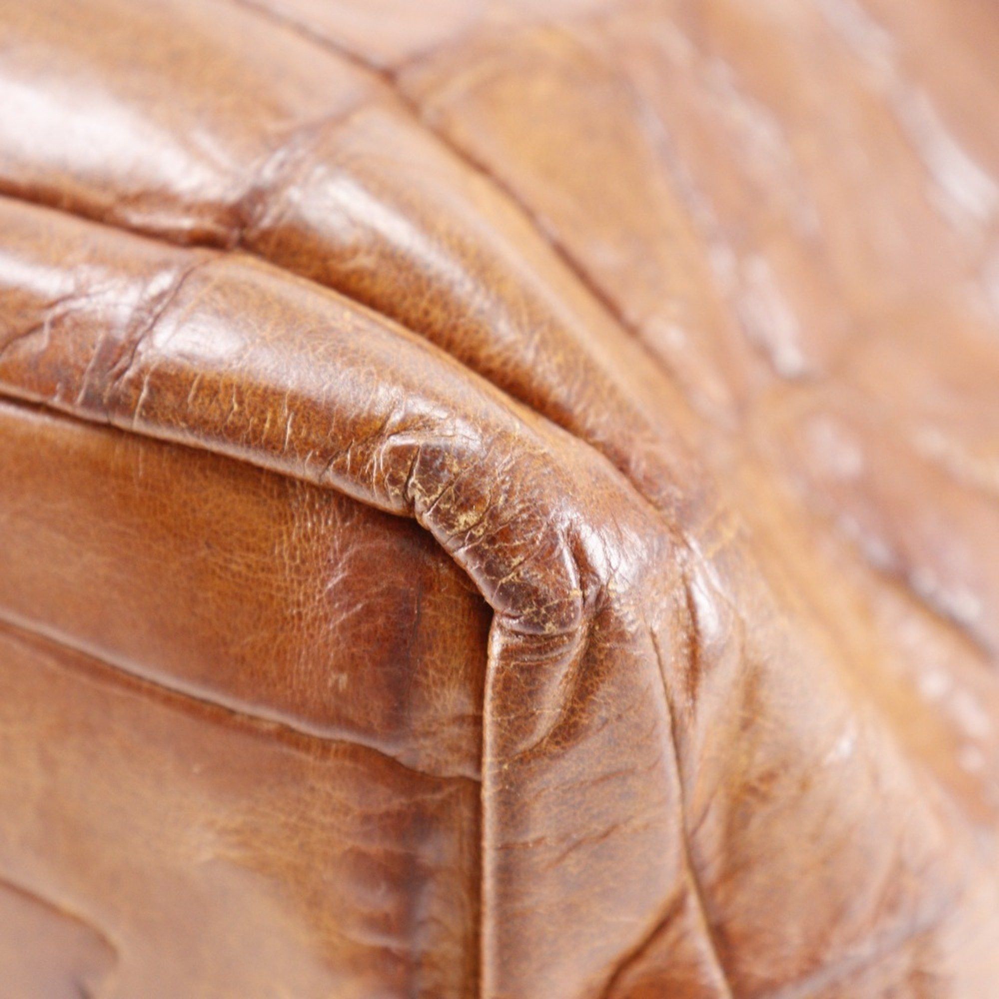 Bally BALLY B handbag, embossed leather, brown, logo, unisex R130625002 Size ONE SIZE - 5 Thumbnail