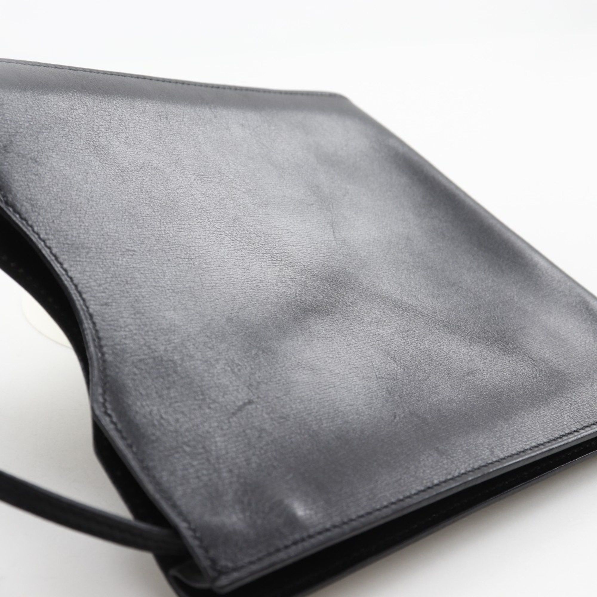 Hermes Hermes Onimetu Shoulder Bag Calf Black Unisex Size ONE SIZE - 8 Thumbnail