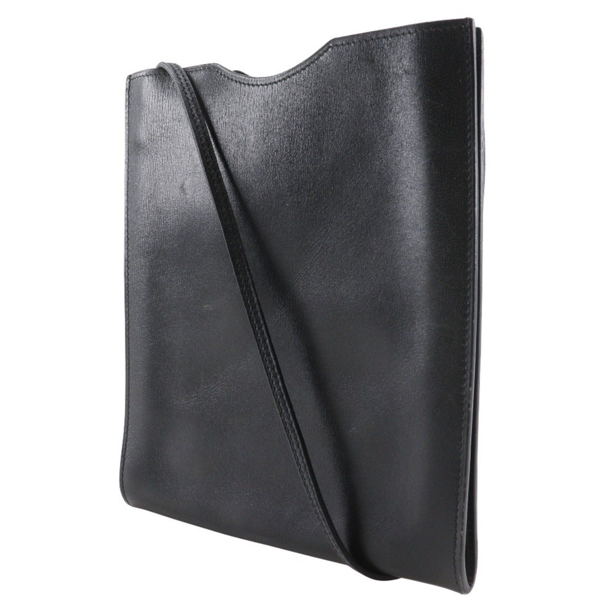 Hermes Hermes Onimetu Shoulder Bag Calf Black Unisex Size ONE SIZE - 2 Thumbnail