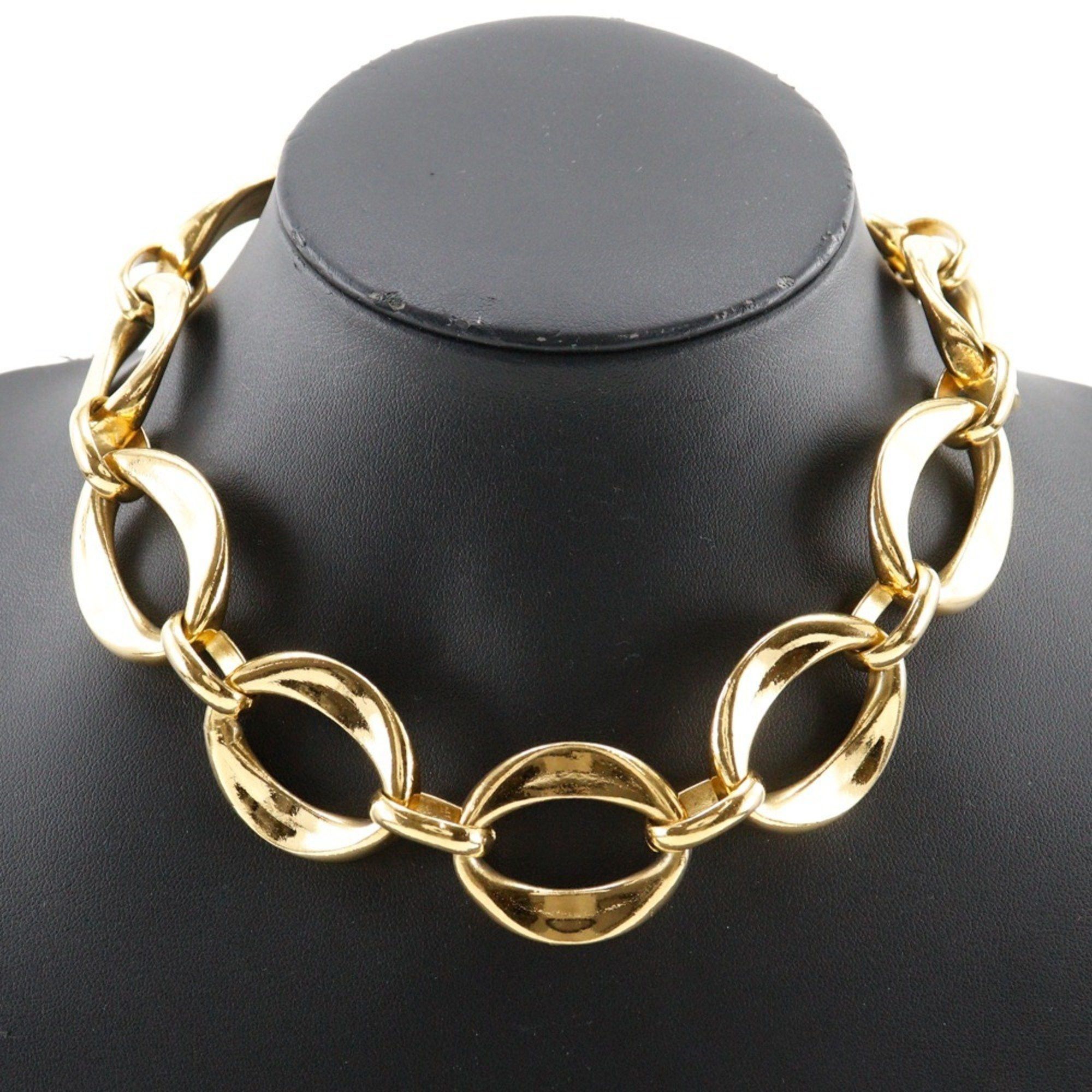 Chanel Chanel Chain choker necklace, gold plated, approx. 156.0g, choker, women's Size ONE SIZE - 2 Thumbnail