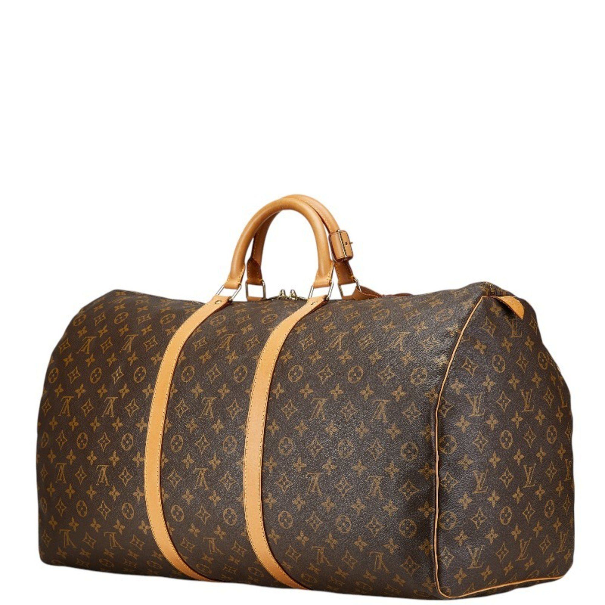 Louis Vuitton Louis Vuitton Monogram Keepall 60 Boston Bag Travel M41422 Brown PVC Leather Women's LOUIS VUITTON Size ONE SIZE - 2 Thumbnail
