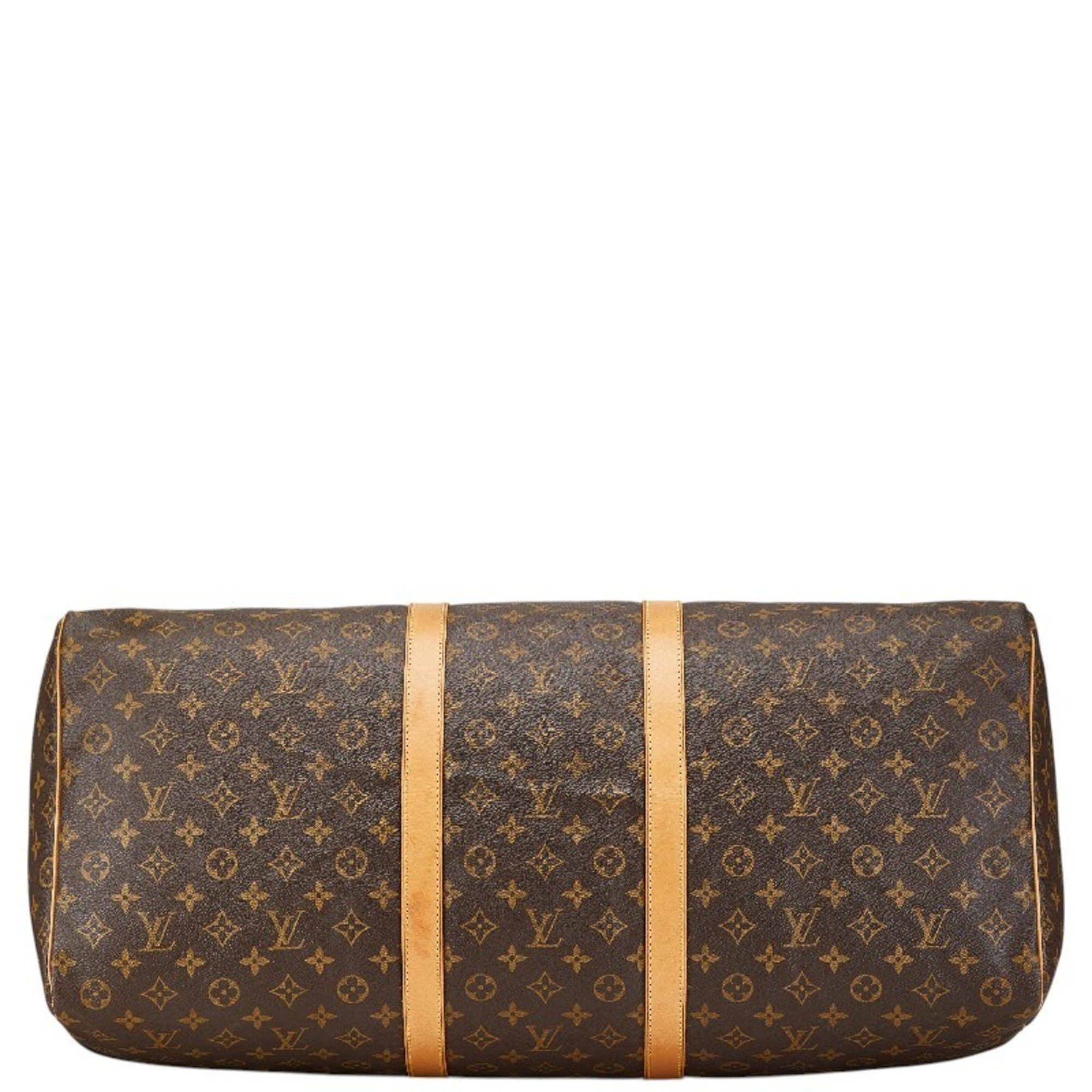 Louis Vuitton Louis Vuitton Monogram Keepall 60 Boston Bag Travel M41422 Brown PVC Leather Women's LOUIS VUITTON Size ONE SIZE - 3 Thumbnail