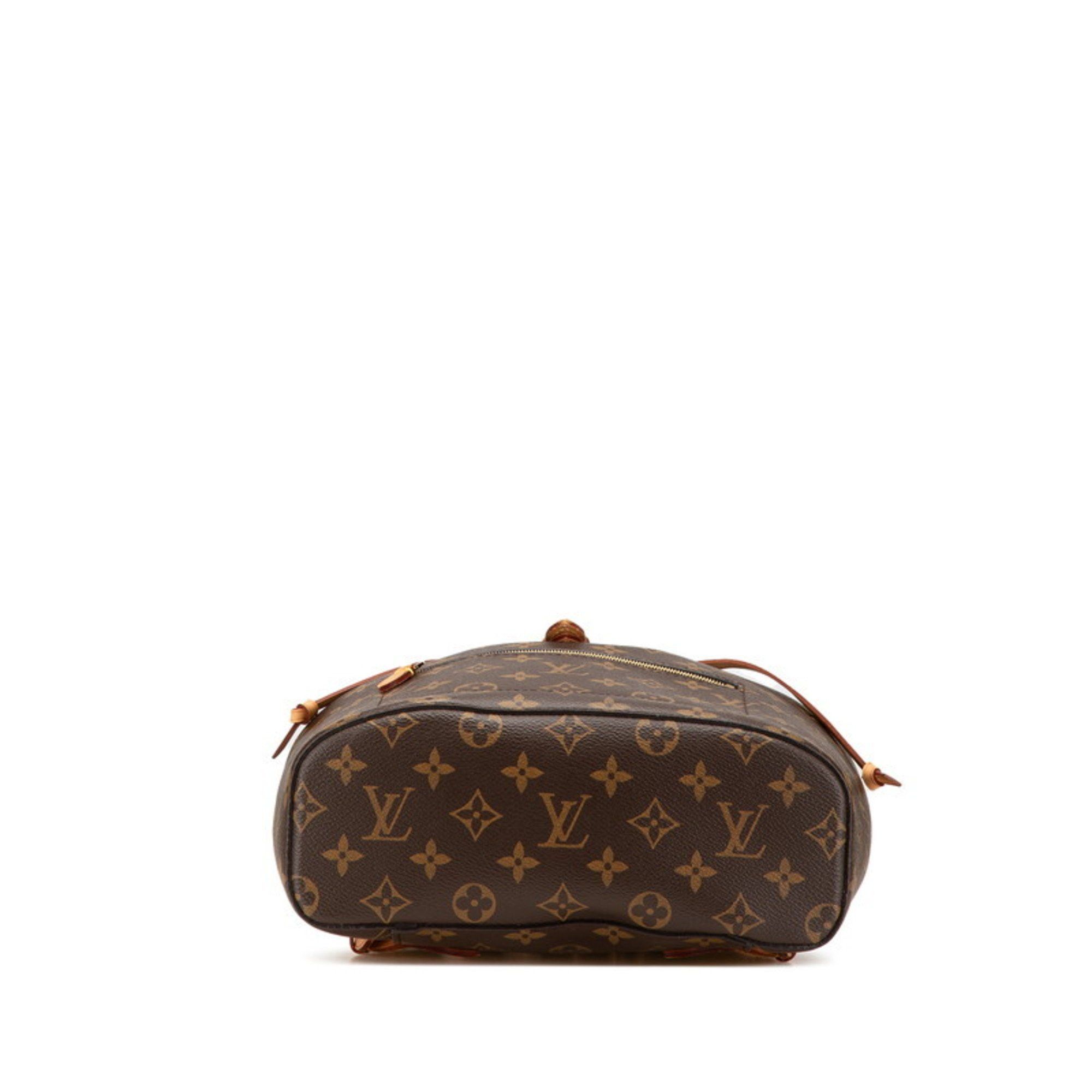 Louis Vuitton Louis Vuitton Monogram Montsouris Backpack M43431 Brown PVC Leather Women's LOUIS VUITTON Size ONE SIZE - 3 Thumbnail
