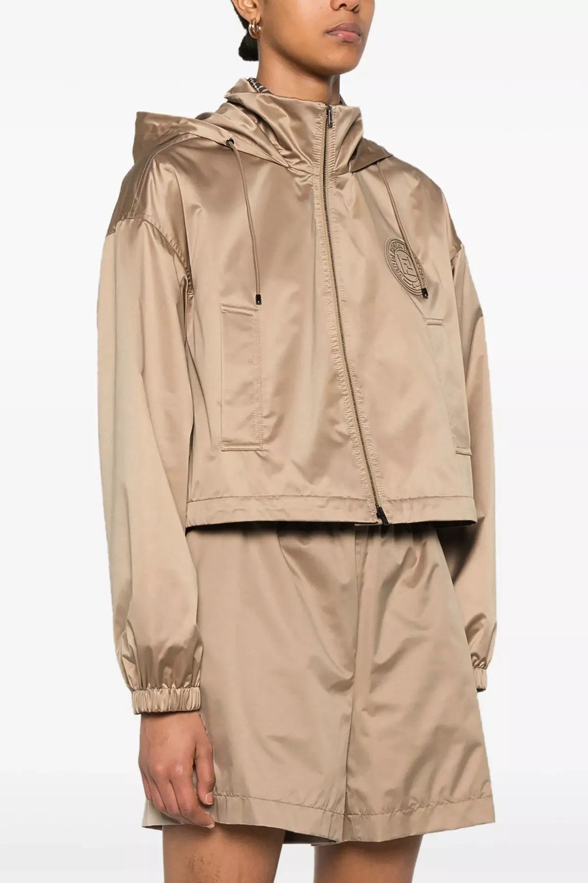 Fendi 'Fendi Stamp 1925' anorak Size XS / US 0-2 / IT 36-38 - 2 Thumbnail