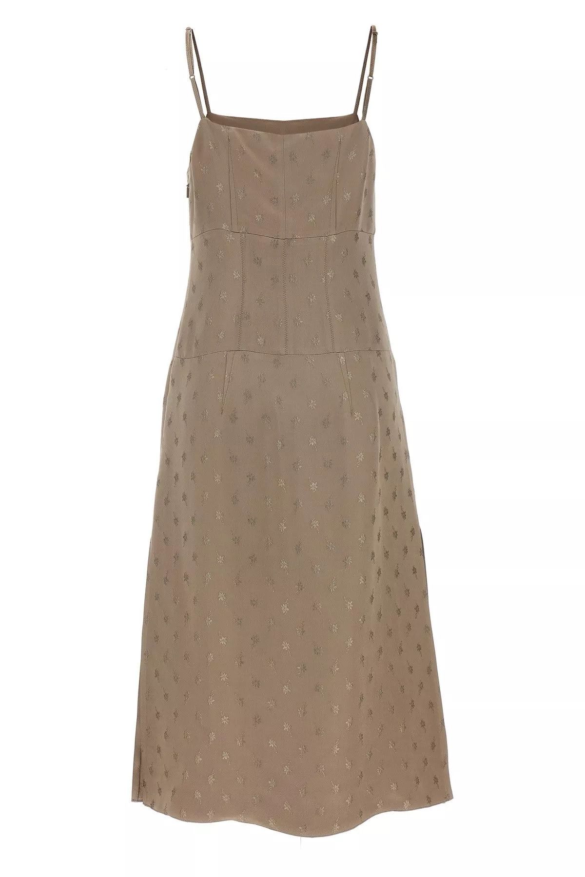 Fendi Satin midi dress Size M / US 6-8 / IT 42-44 - 2 Thumbnail