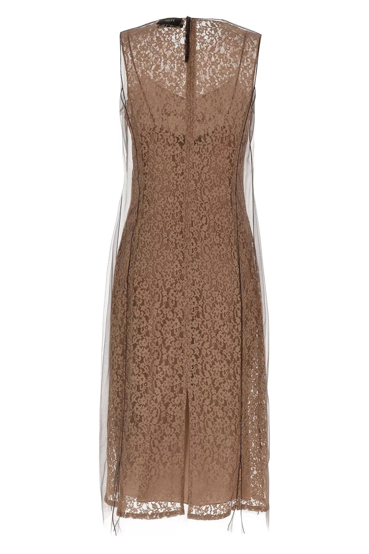 Fendi Floral lace dress Size XS / US 0-2 / IT 36-38 - 3 Thumbnail