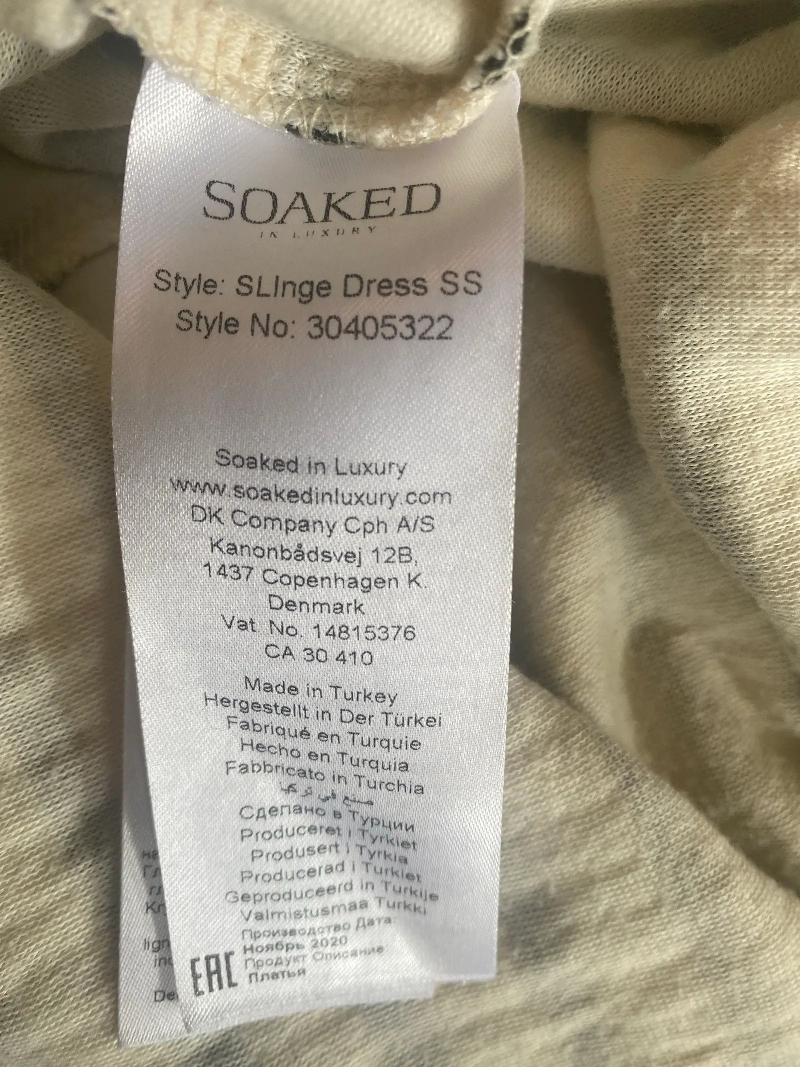 Other Soaked In Luxury SLlnge Dress SS Dress Size S / US 4 / IT 40 - 3 Thumbnail