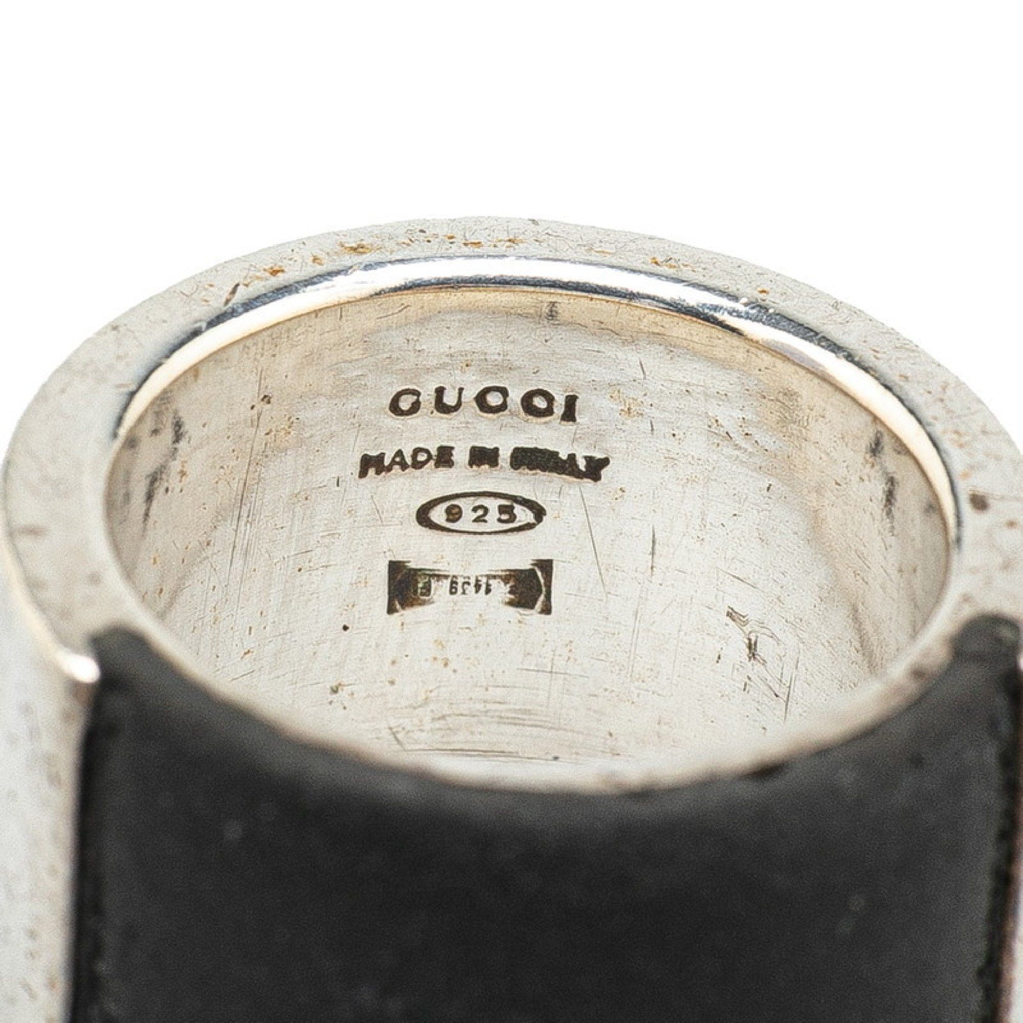 Gucci Gucci Ring SV925 Silver Rubber Women's GUCCI Size ONE SIZE - 4 Thumbnail