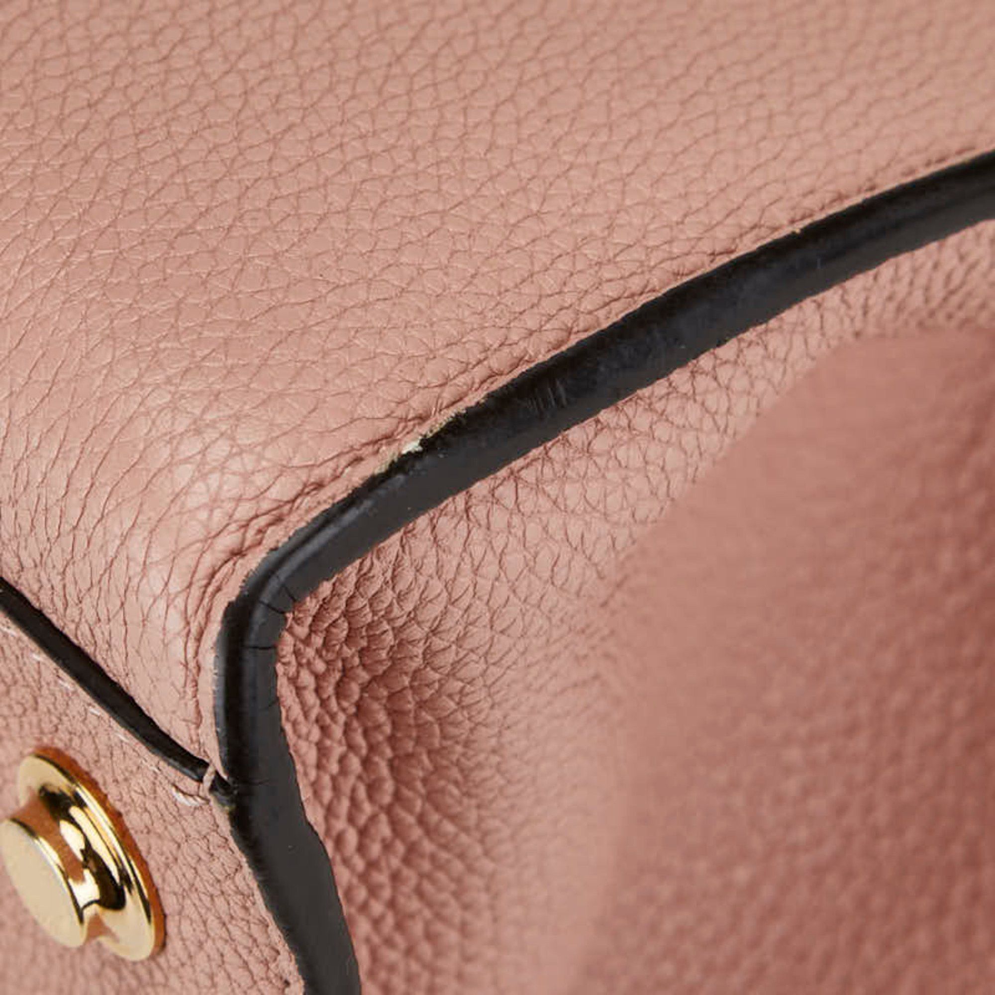 Louis Vuitton Louis Vuitton City Steamer MM Handbag Shoulder Bag M51036 Vanille Beige Noir Leather Women's LOUIS VUITTON Size ONE SIZE - 5 Thumbnail