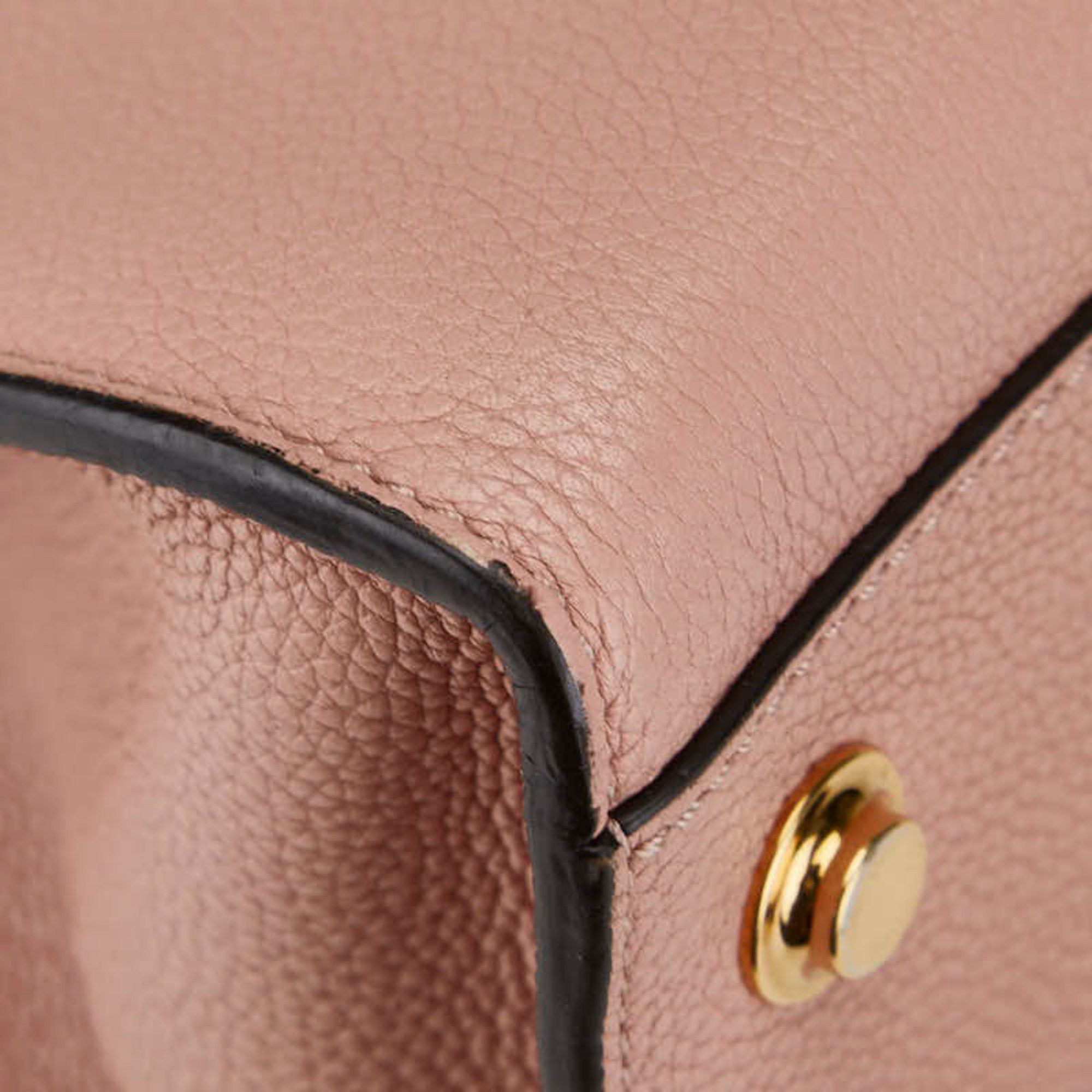 Louis Vuitton Louis Vuitton City Steamer MM Handbag Shoulder Bag M51036 Vanille Beige Noir Leather Women's LOUIS VUITTON Size ONE SIZE - 4 Thumbnail