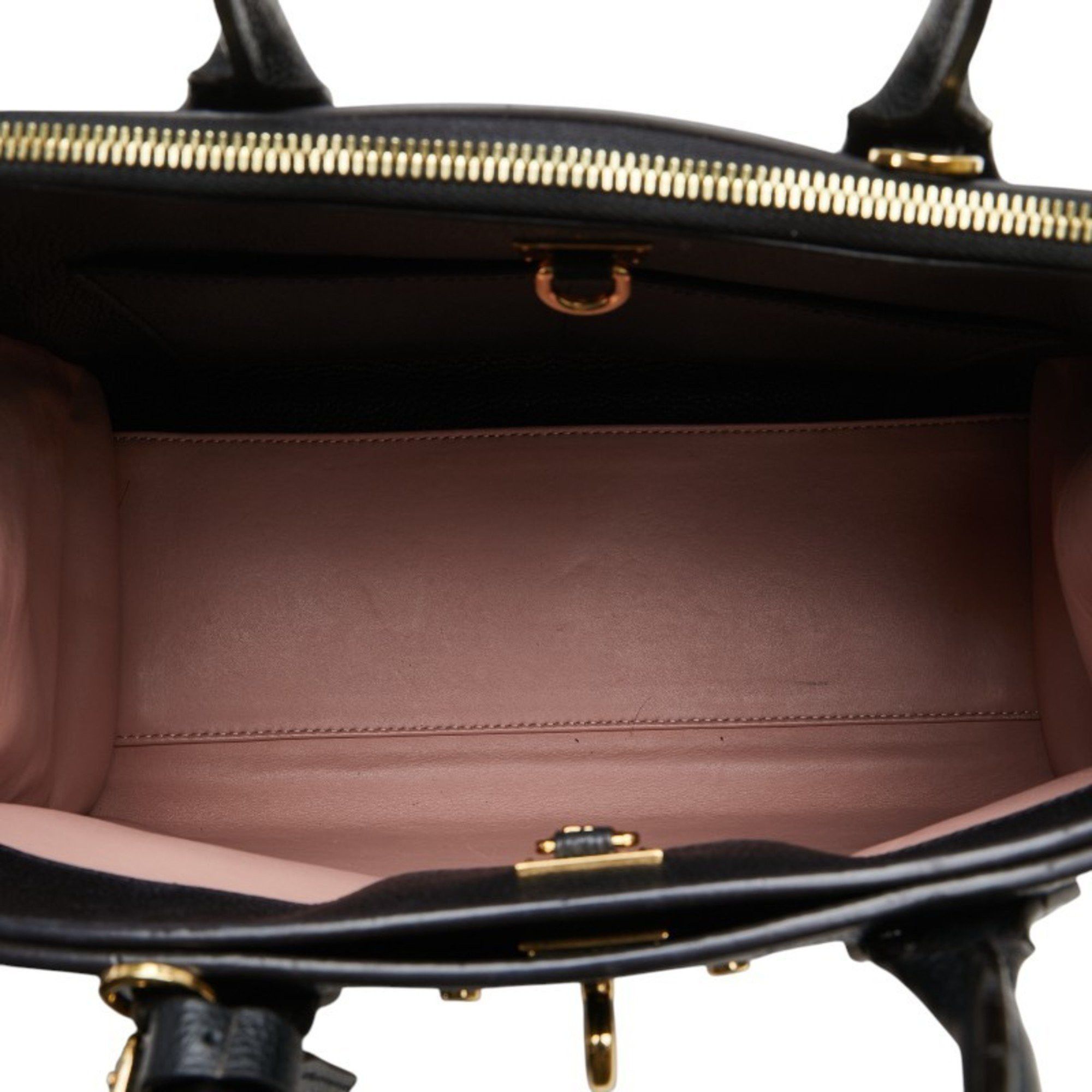 Louis Vuitton Louis Vuitton City Steamer MM Handbag Shoulder Bag M51036 Vanille Beige Noir Leather Women's LOUIS VUITTON Size ONE SIZE - 9 Thumbnail
