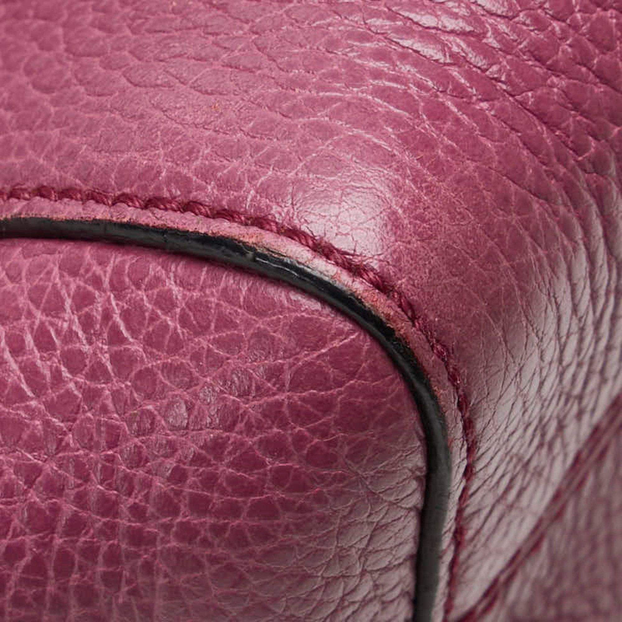 Gucci GUCCI Handbag Shoulder Bag Purple Leather Women's Size ONE SIZE - 5 Thumbnail