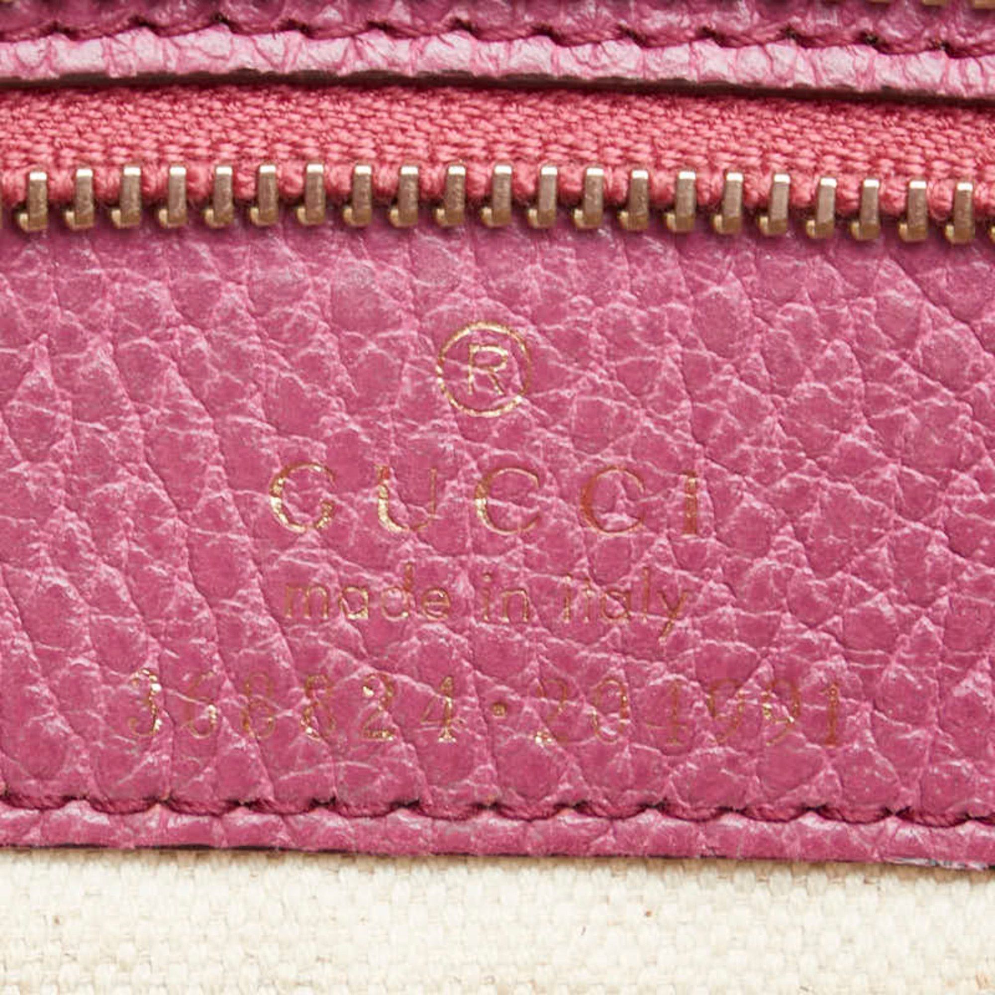 Gucci GUCCI Handbag Shoulder Bag Purple Leather Women's Size ONE SIZE - 11 Thumbnail