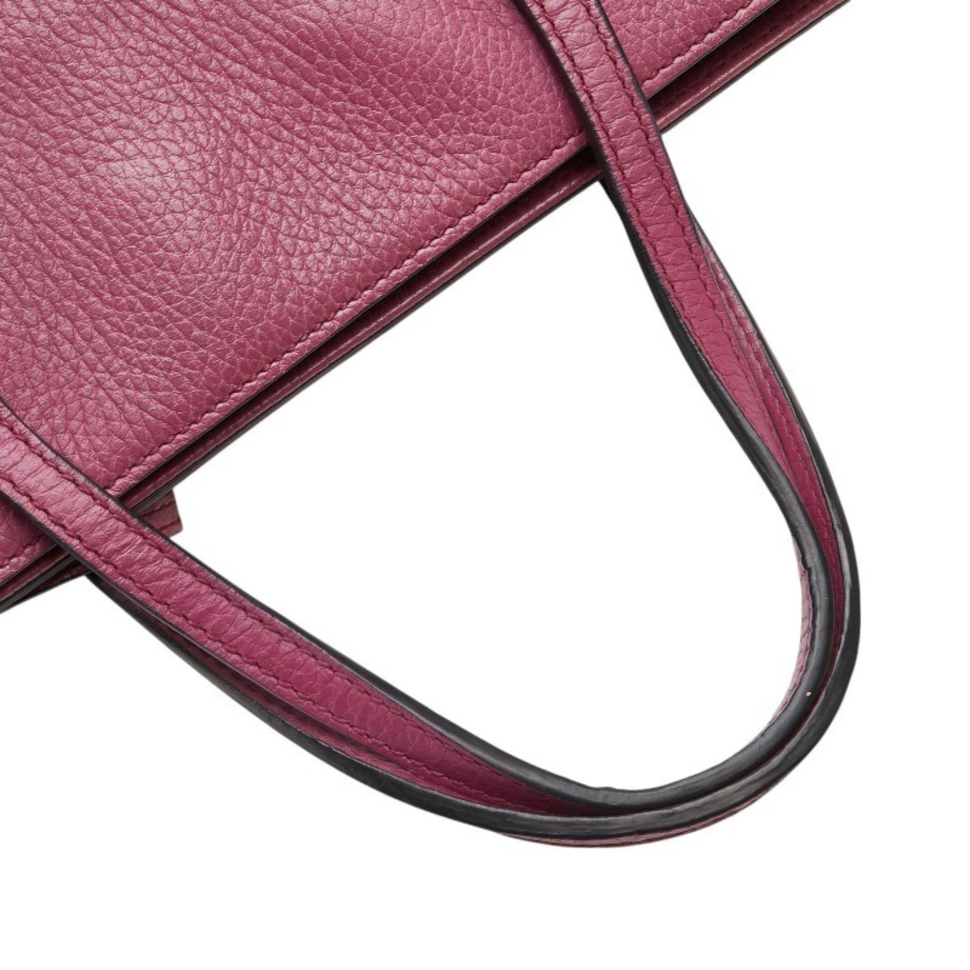 Gucci GUCCI Handbag Shoulder Bag Purple Leather Women's Size ONE SIZE - 8 Thumbnail