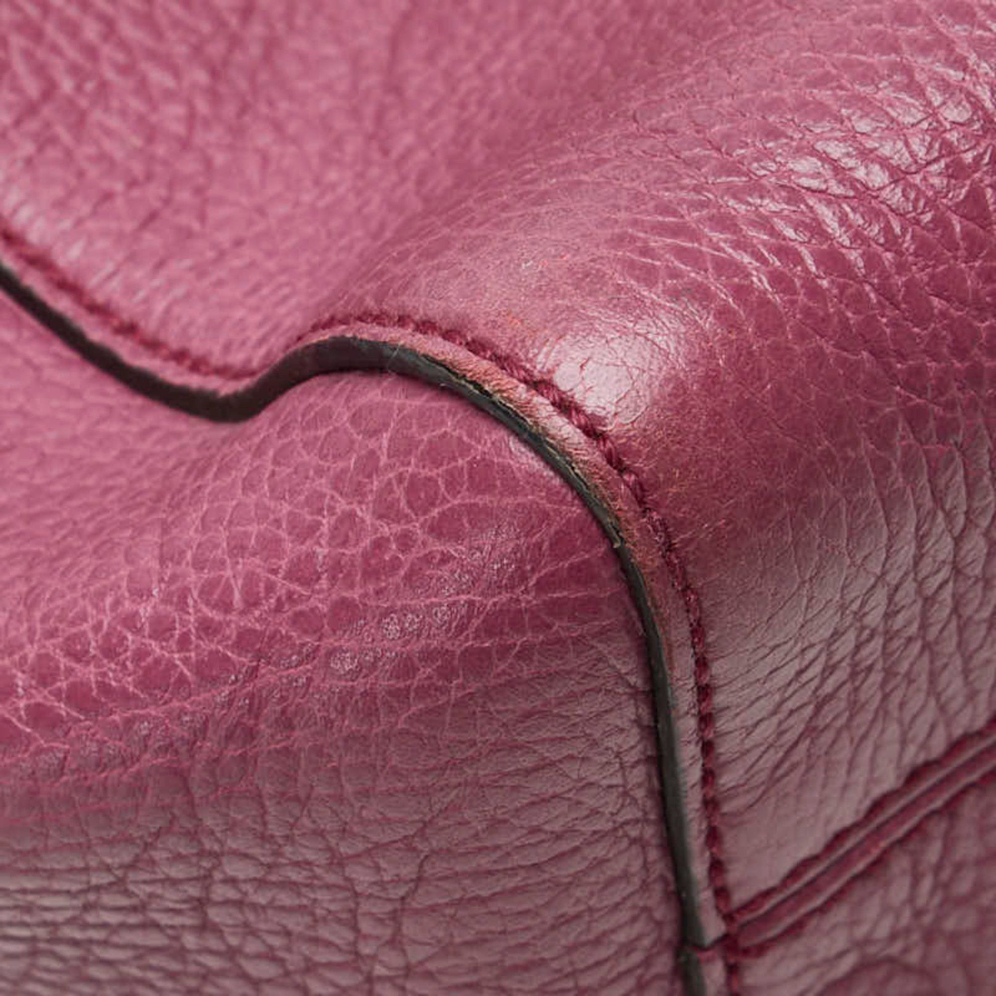 Gucci GUCCI Handbag Shoulder Bag Purple Leather Women's Size ONE SIZE - 7 Thumbnail