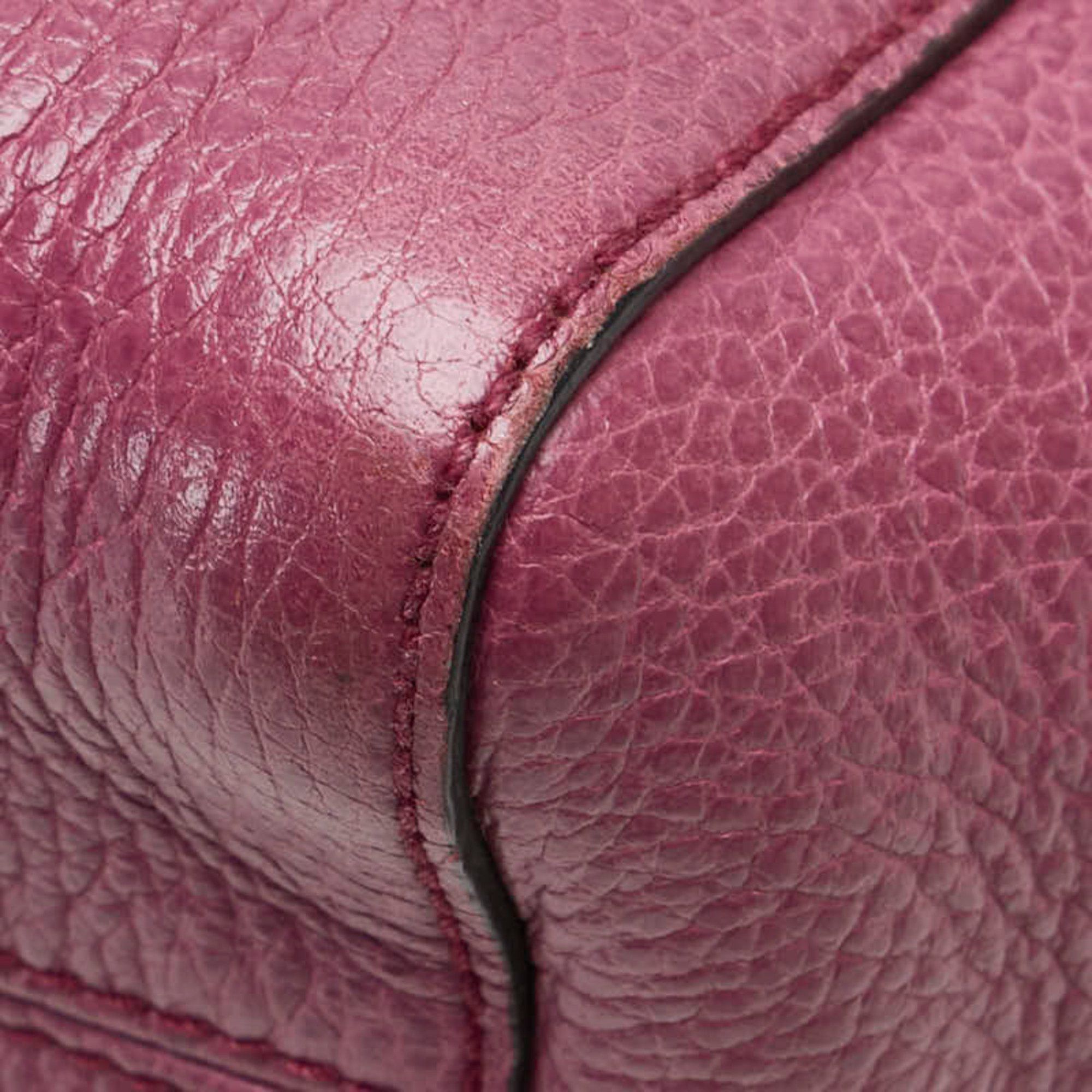 Gucci GUCCI Handbag Shoulder Bag Purple Leather Women's Size ONE SIZE - 6 Thumbnail