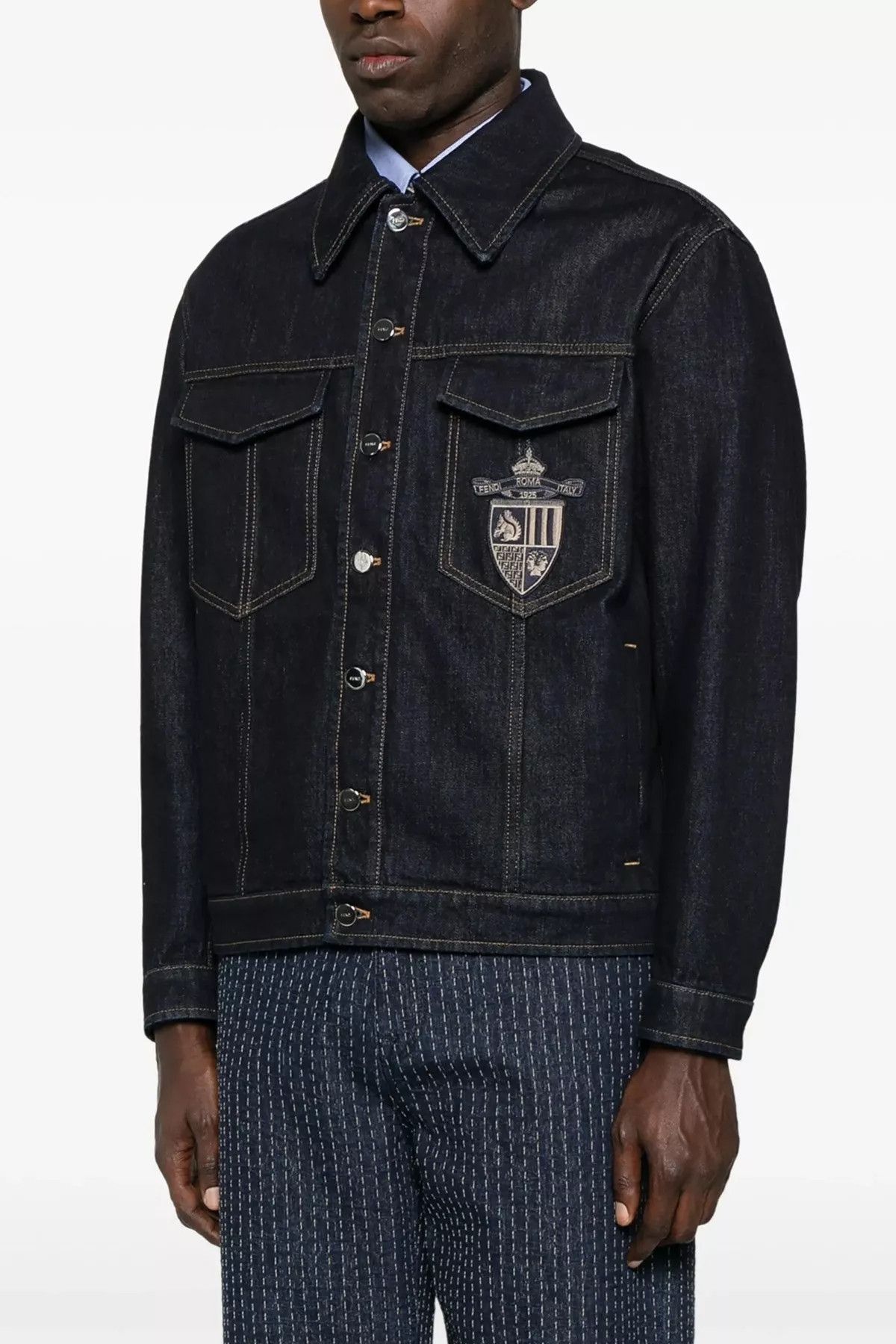 Fendi Fendi Crest jacket Size US XL / EU 56 / 4 - 2 Thumbnail