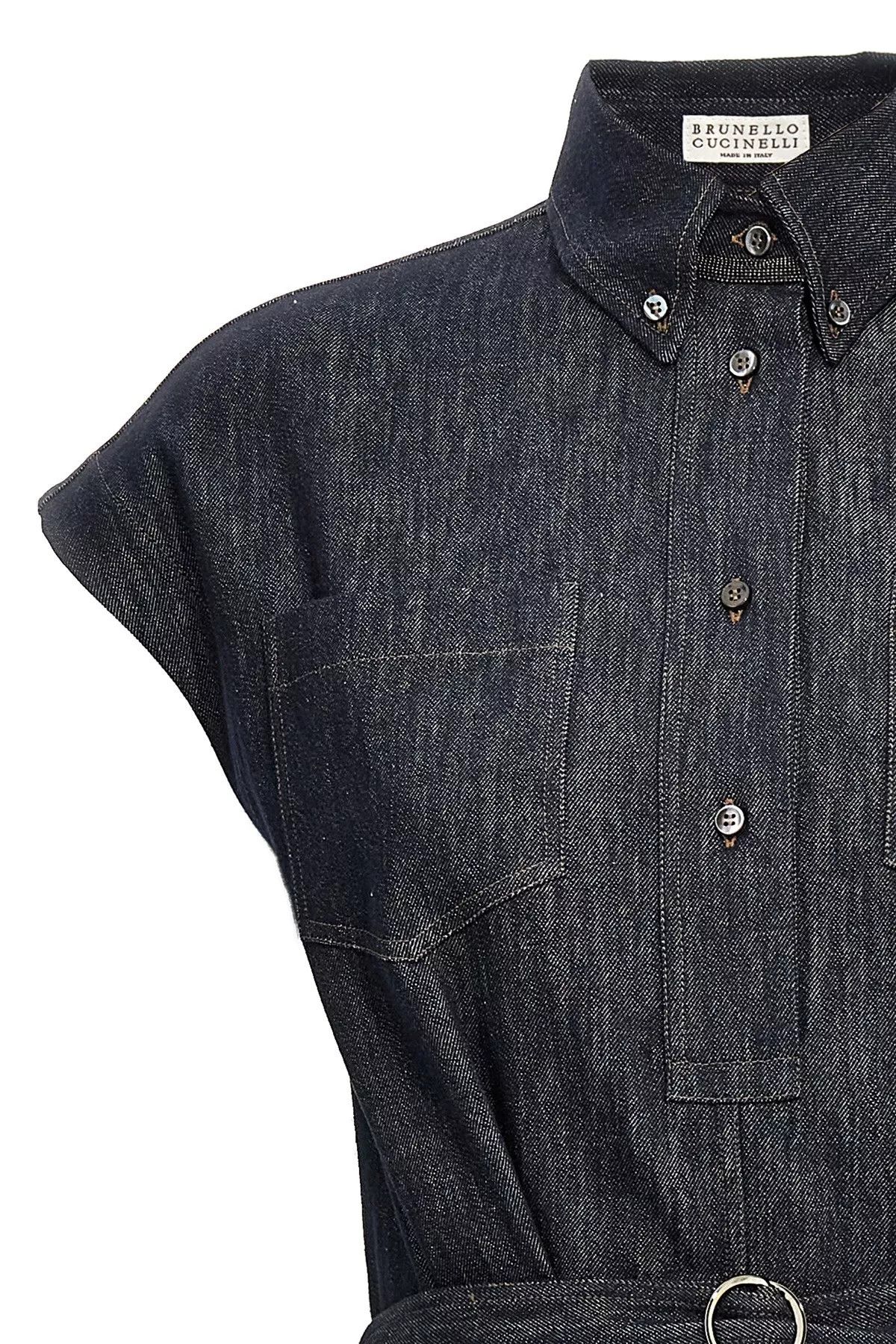 Brunello Cucinelli Denim dress Size S / US 4 / IT 40 - 3 Thumbnail