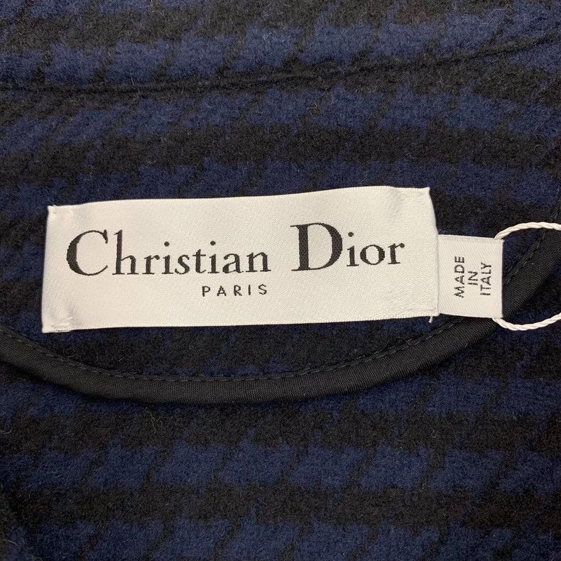 Dior Christian Dior Navy Striped Wool Jacket - dmc Size US S / EU 44-46 / 1 - 5 Thumbnail