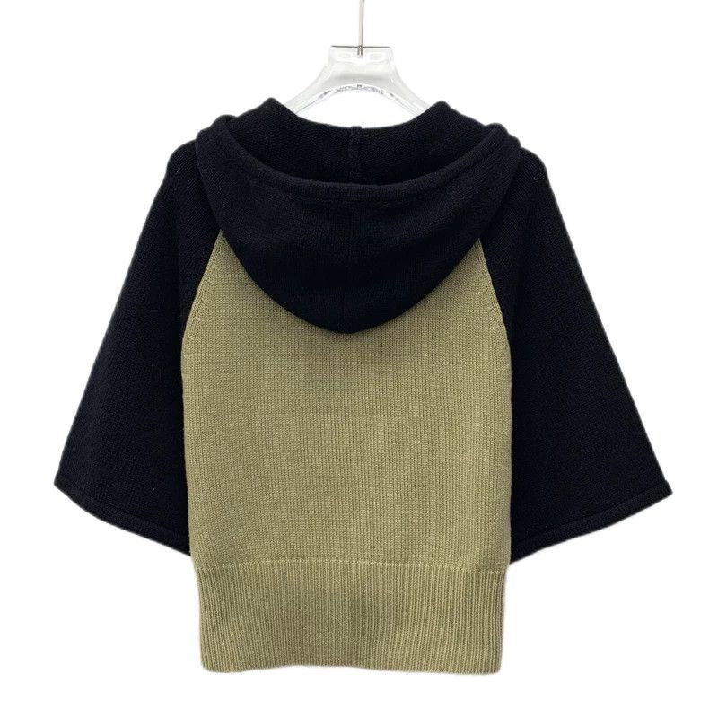 Dior Christian Dior Color Block Knit Hooded Top - dmc Size US M / EU 48-50 / 2 - 2 Thumbnail