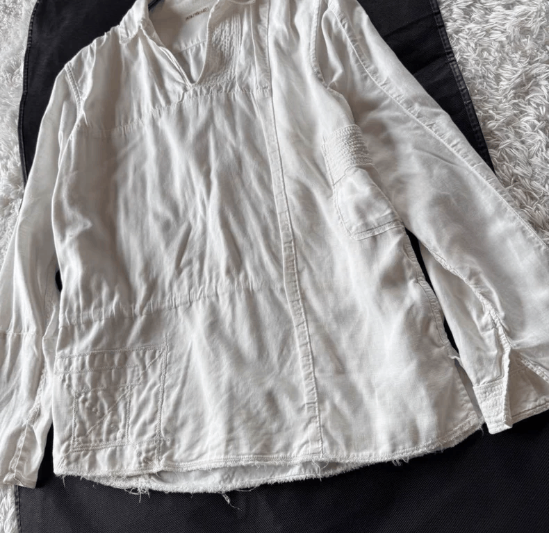 Kapital Kapital Patchwork Big Pocket Top - dmc Size US XXS / EU 40 - 3 Thumbnail