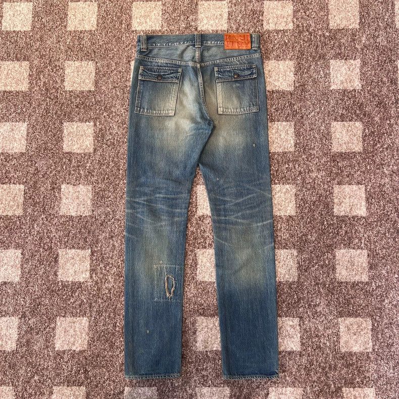 Kapital Kountry Kapital Kountry Distressed Denim Pants - dmc Size US 32 / EU 48 - 4 Thumbnail