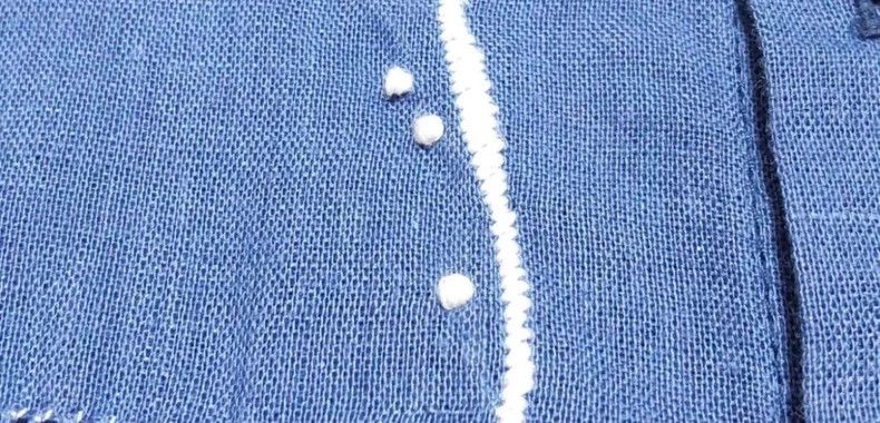 Kapital Embroidered Blue Drawstring Pullover Top - dmc Size US L / EU 52-54 / 3 - 6 Thumbnail