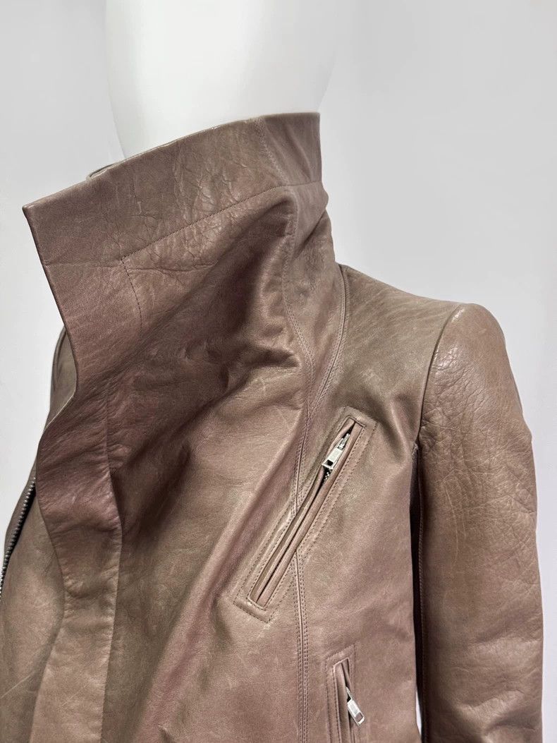 Rick Owens Rick Owens Short Leather Jacket in Earth Tone - dmc Size US S / EU 44-46 / 1 - 5 Thumbnail