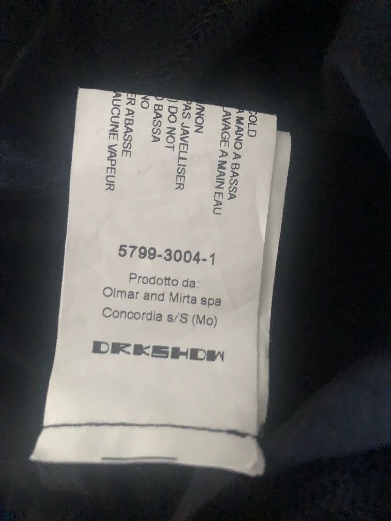 Rick Owens Rick Owens DRKSHDW Short Sleeve Women's Top - dmc Size US L / EU 52-54 / 3 - 7 Thumbnail