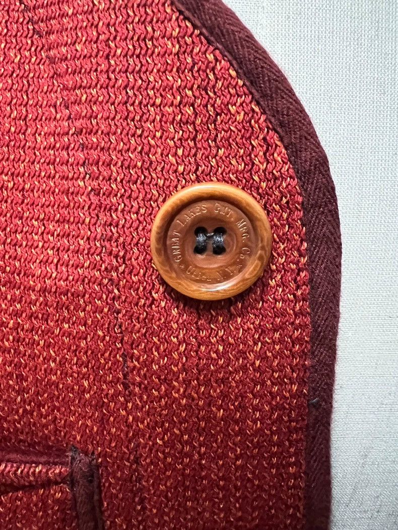 Freewheelers Red Vest with Premium Buttons and Pockets - dmc Size US S / EU 44-46 / 1 - 5 Thumbnail