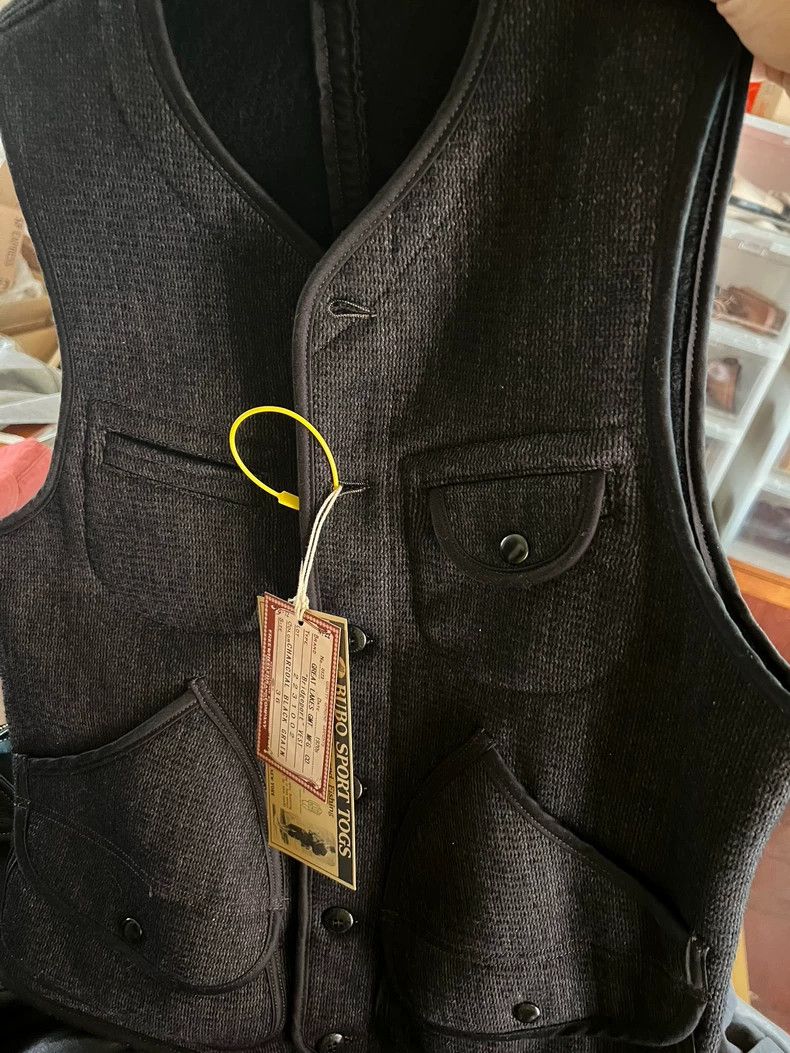 Freewheelers Freewheelers Vest Size 36 Black Color - dmc Size US S / EU 44-46 / 1 - 8 Thumbnail