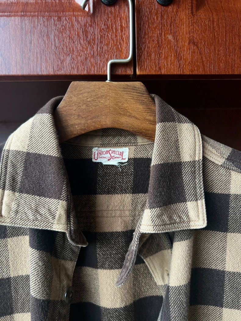Freewheelers Vintage Flannel Checkered Shirt Size 15 - dmc Size US M / EU 48-50 / 2 - 2 Thumbnail