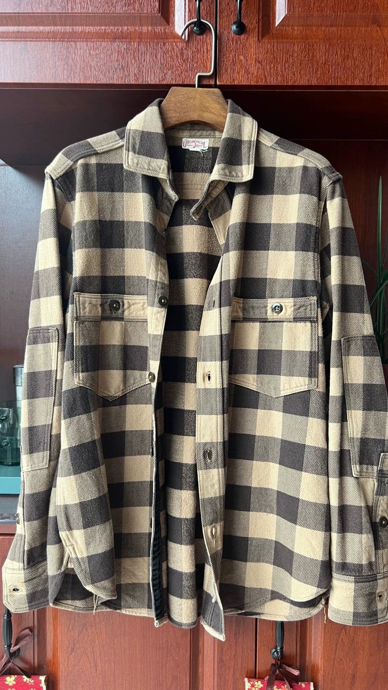 Freewheelers Vintage Flannel Checkered Shirt Size 15 - dmc Size US M / EU 48-50 / 2 - 5 Thumbnail