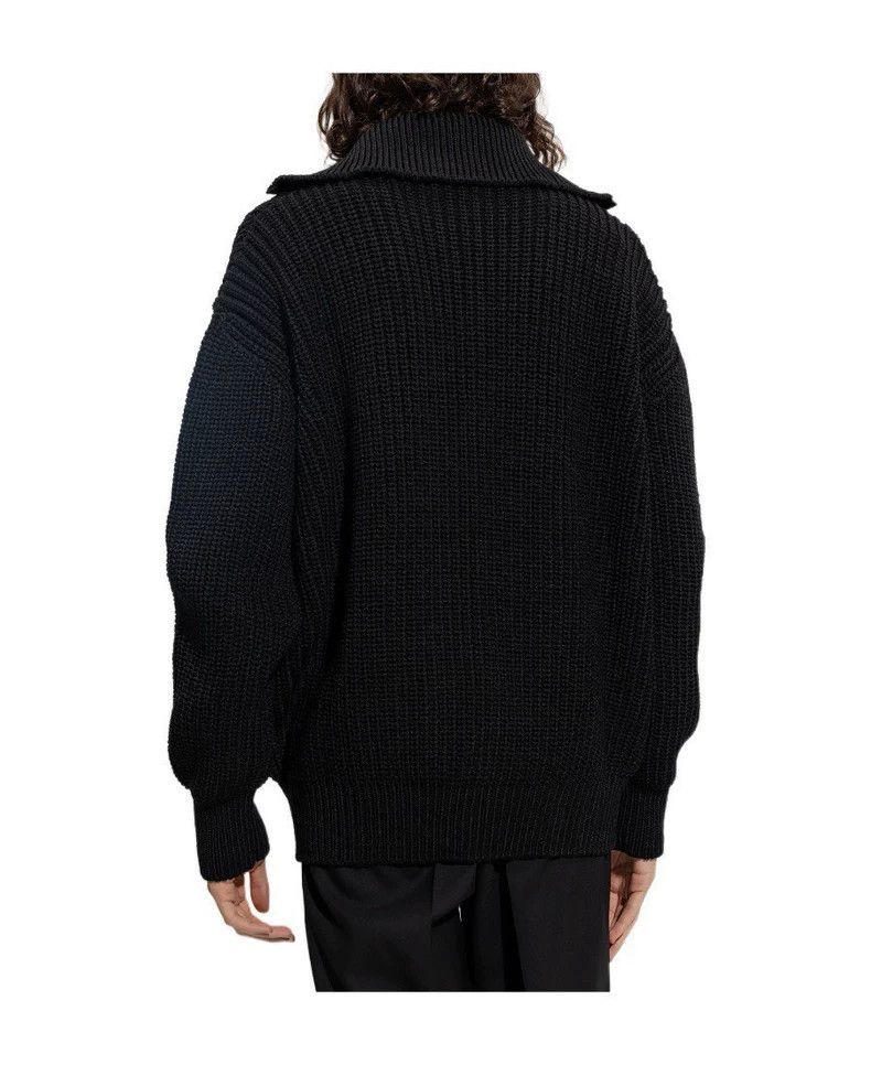Raf Simons Raf Simons Black Knitted Zipper Coat Size S - dmc Size US S / EU 44-46 / 1 - 2 Thumbnail