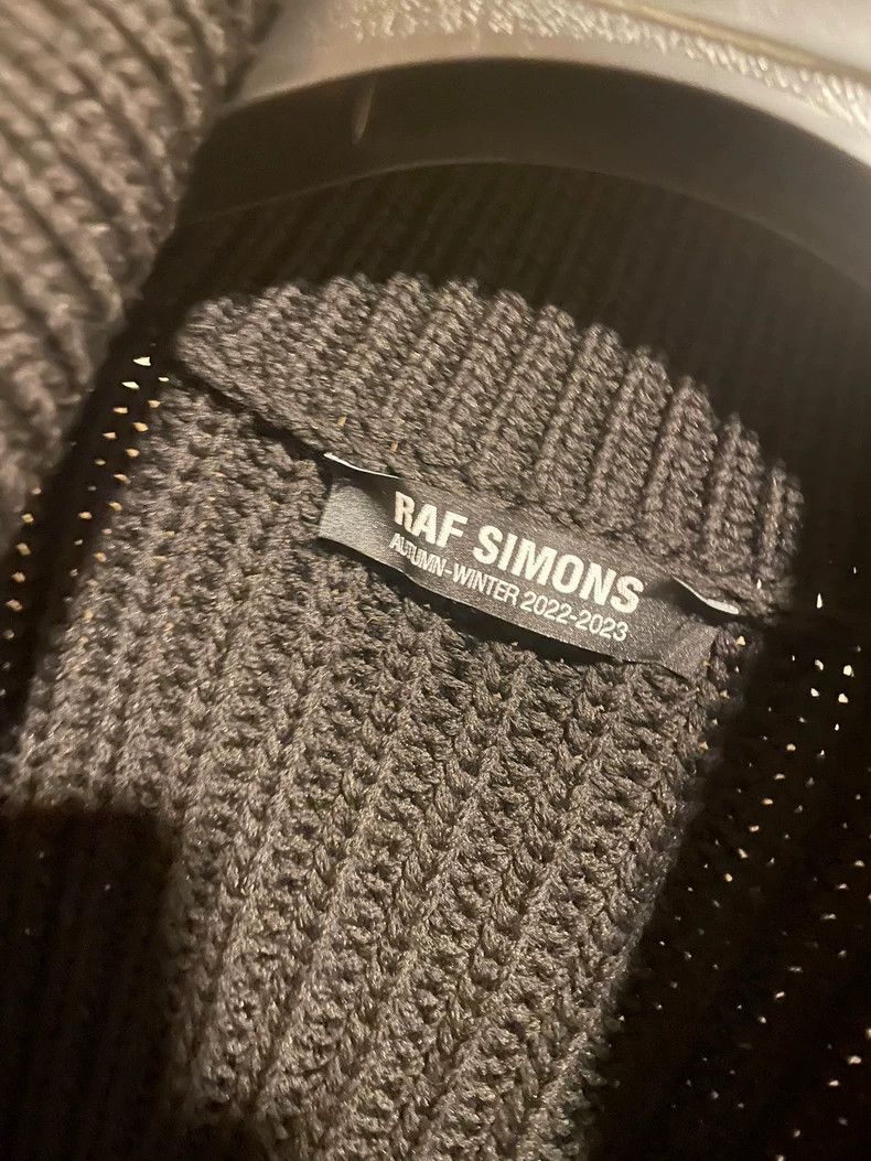 Raf Simons Raf Simons Black Knitted Zipper Coat Size S - dmc Size US S / EU 44-46 / 1 - 6 Thumbnail