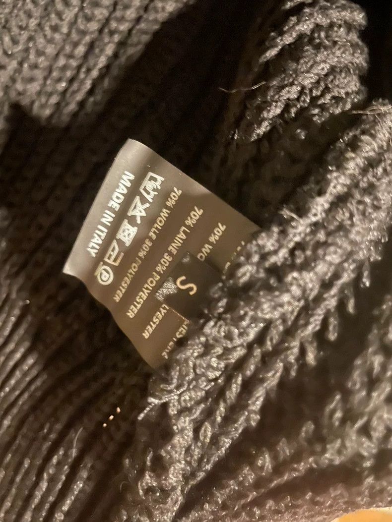 Raf Simons Raf Simons Black Knitted Zipper Coat Size S - dmc Size US S / EU 44-46 / 1 - 5 Thumbnail