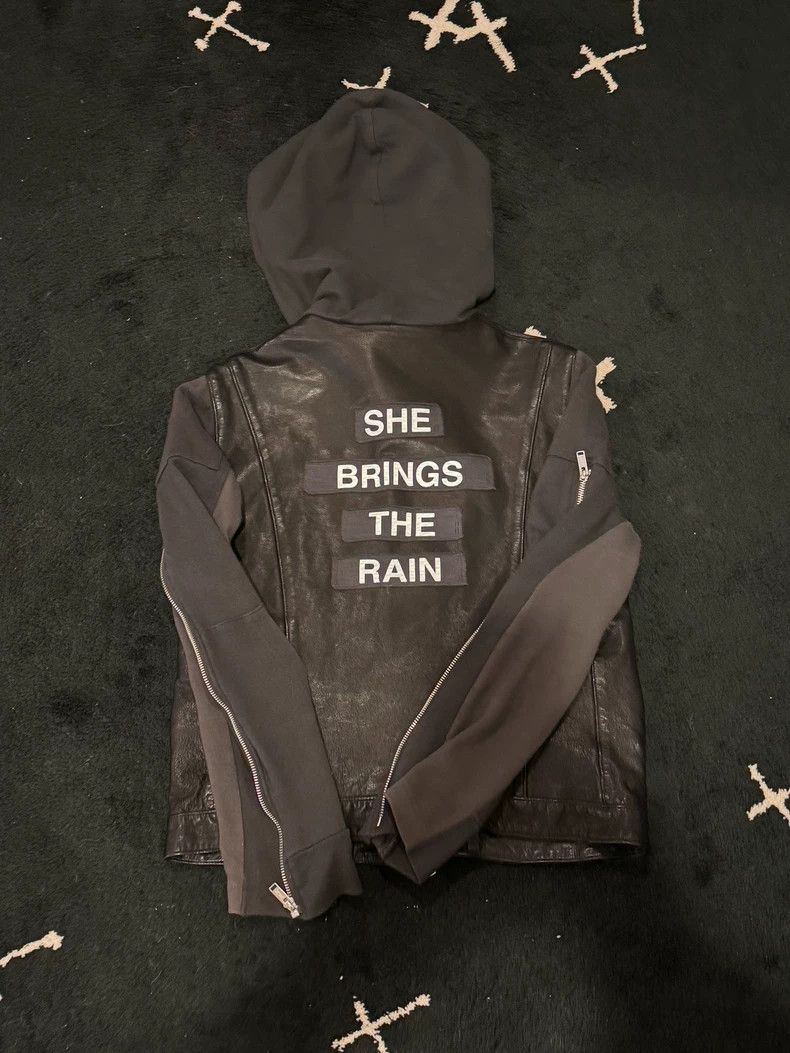 Undercover Undercover Leather Jacket with Hoodie Size US S / EU 44-46 / 1 - 2 Thumbnail