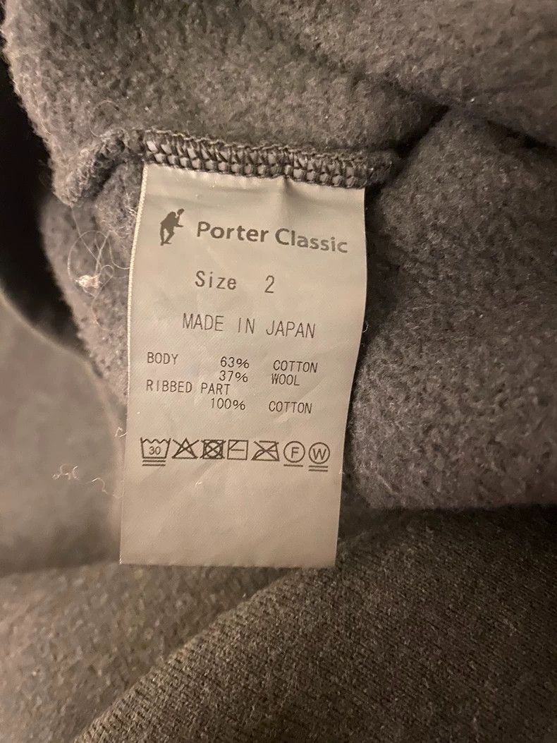 Porter Classic Vintage Wool Cotton Blend Black Sweatshirt Size US M / EU 48-50 / 2 - 4 Thumbnail
