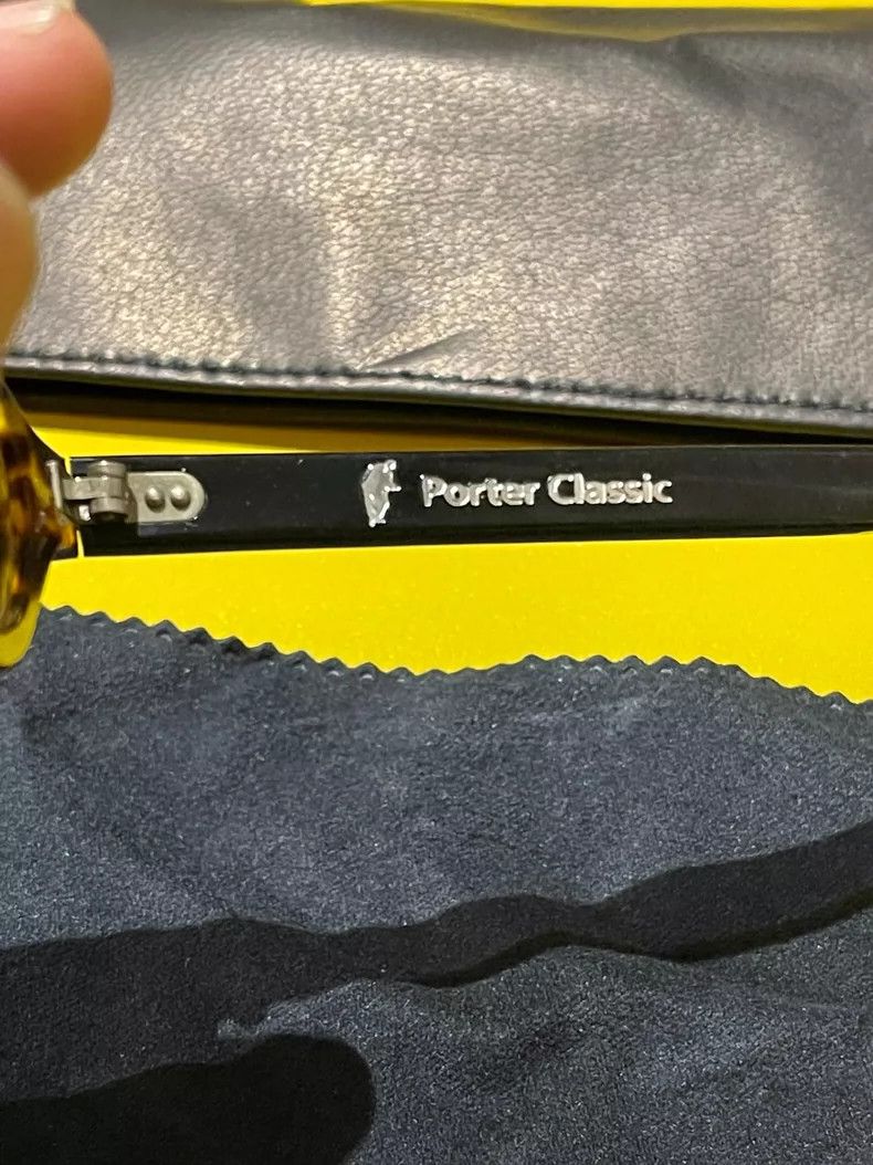 Porter Classic Porter Classic Black Leopard Print Glasses Size ONE SIZE - 6 Thumbnail
