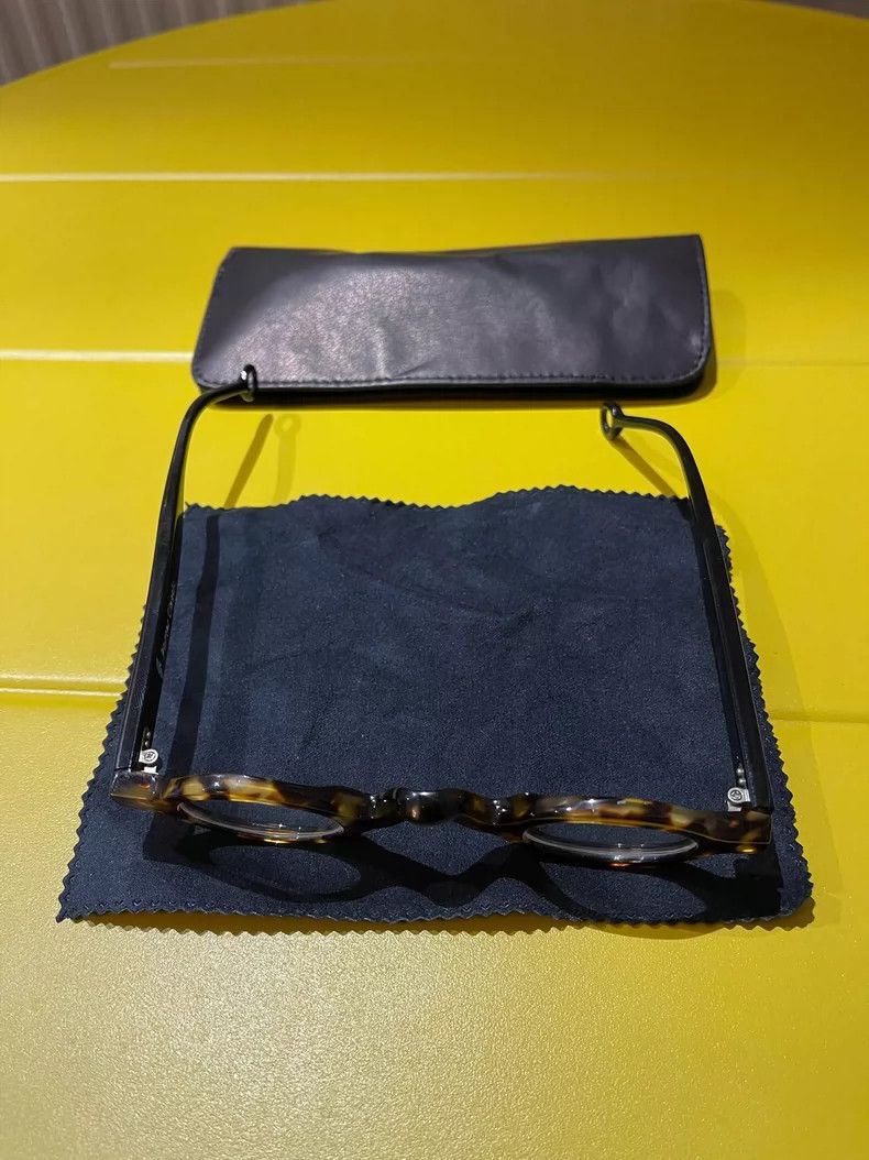 Porter Classic Porter Classic Black Leopard Print Glasses Size ONE SIZE - 5 Thumbnail