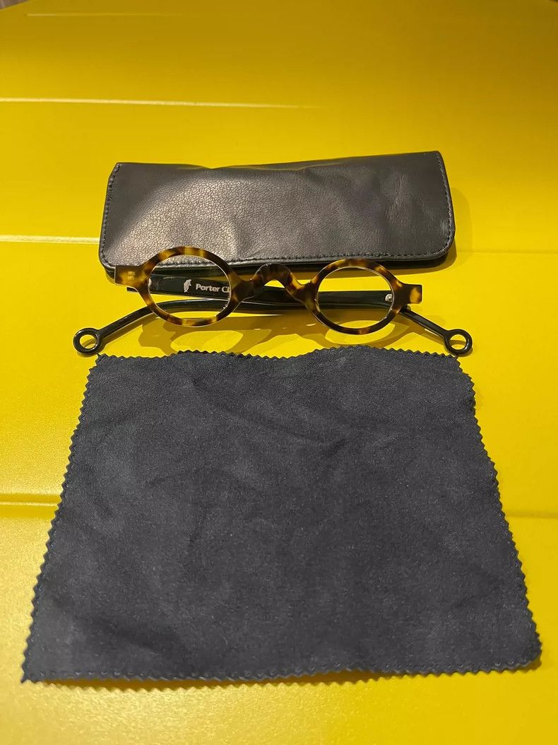 Porter Classic Porter Classic Black Leopard Print Glasses Size ONE SIZE - 4 Thumbnail