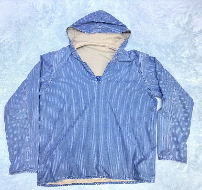 Porter Classic Sashiko Motif Premium Hoodie Pullover Jacket Size US S / EU 44-46 / 1 - 3 Thumbnail