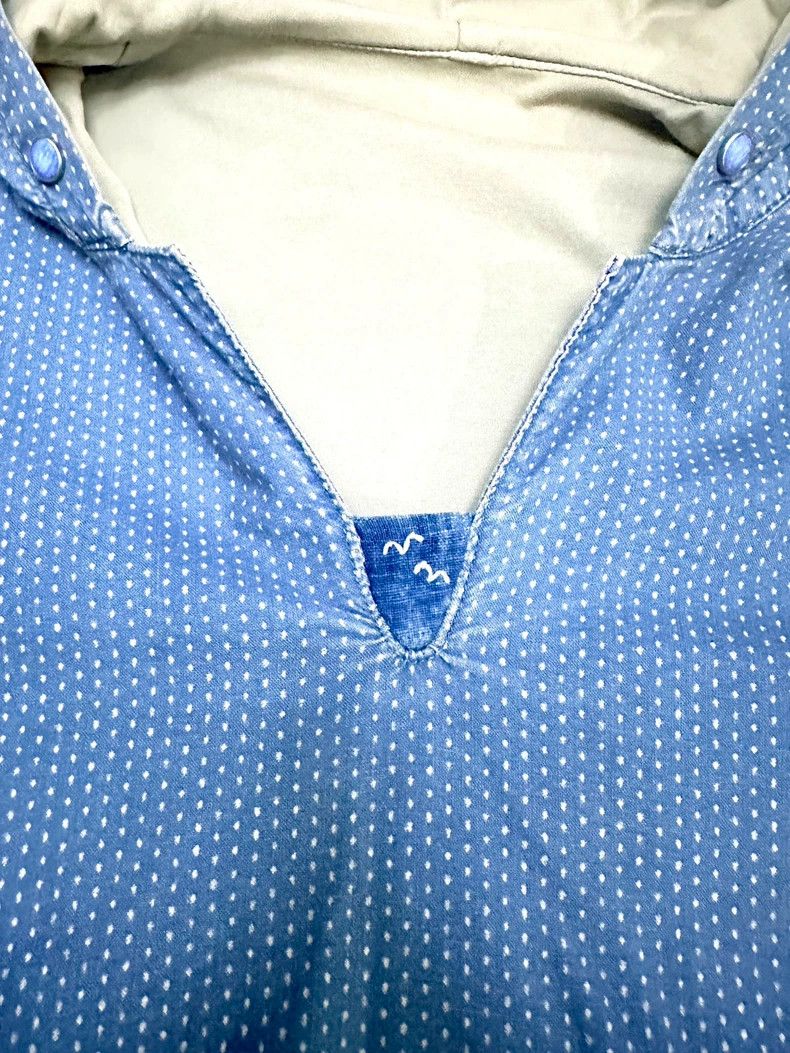Porter Classic Sashiko Motif Premium Hoodie Pullover Jacket Size US S / EU 44-46 / 1 - 2 Thumbnail