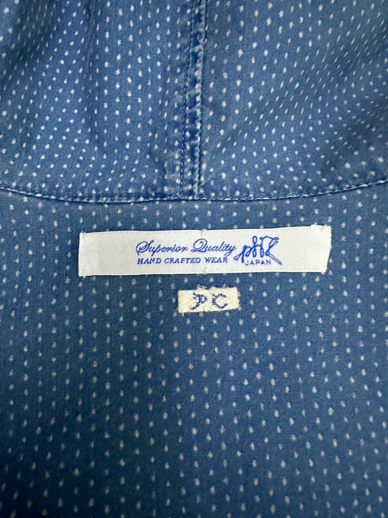 Porter Classic Sashiko Motif Premium Hoodie Pullover Jacket Size US S / EU 44-46 / 1 - 5 Thumbnail