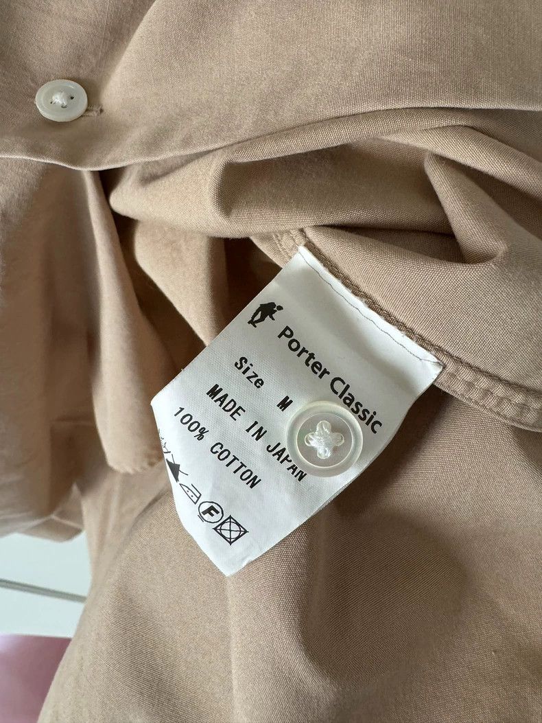 Porter Classic Porter Classic Roll Up Shirt in Beige Size US M / EU 48-50 / 2 - 4 Thumbnail