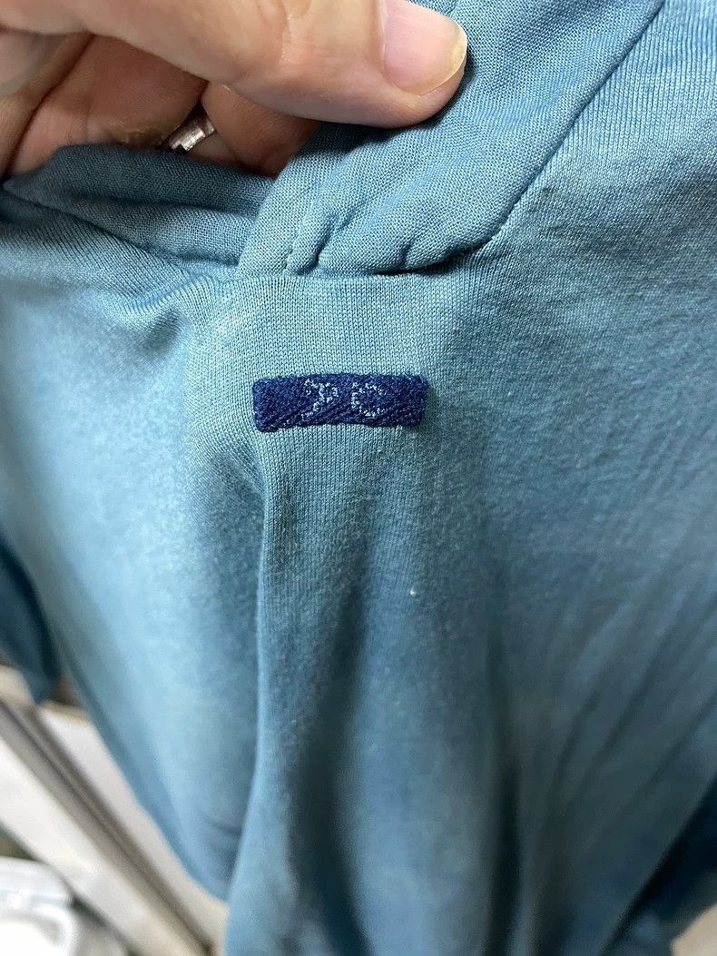 Porter Classic Blue Green Plant Dyed Polo Shirt Size US L / EU 52-54 / 3 - 2 Thumbnail