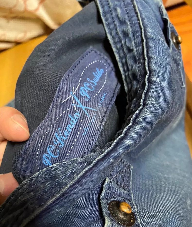Porter Classic Porter Classic Sashiko Denim Messenger Bag Size ONE SIZE - 5 Thumbnail