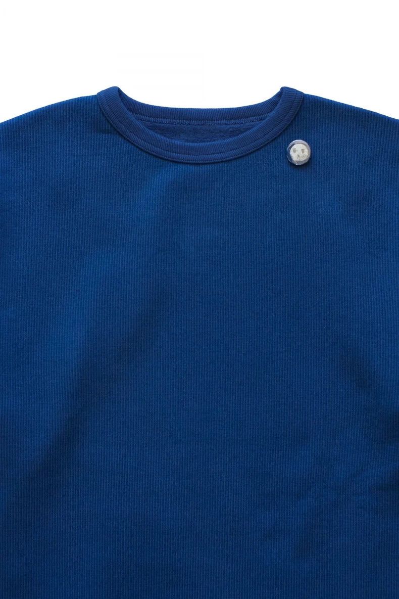 Porter Classic Navy Wool Baseball Sweatshirt for Men Size US XS / EU 42 / 0 - 2 Thumbnail