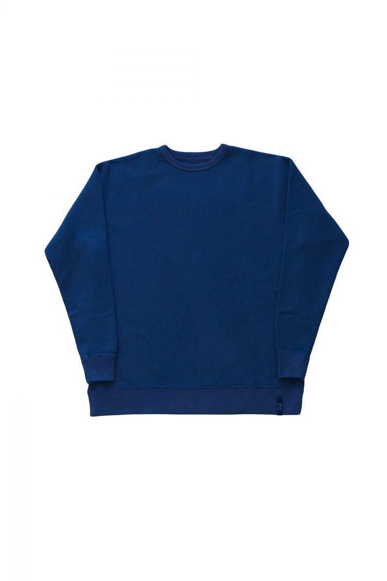 Porter Classic Navy Wool Baseball Sweatshirt for Men Size US XS / EU 42 / 0 - 8 Thumbnail