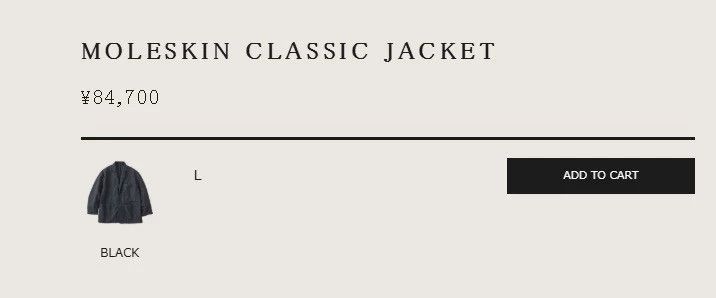Porter Classic Porter Classic Moleskin Classic Jacket 2019 Size US L / EU 52-54 / 3 - 5 Thumbnail